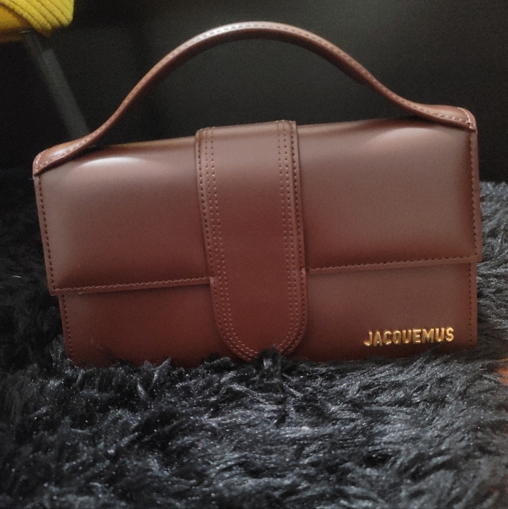Jacquemus Grand Bambino Brown Leather Bag